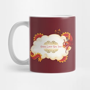 Happy Lunar New Year Dragon Mug